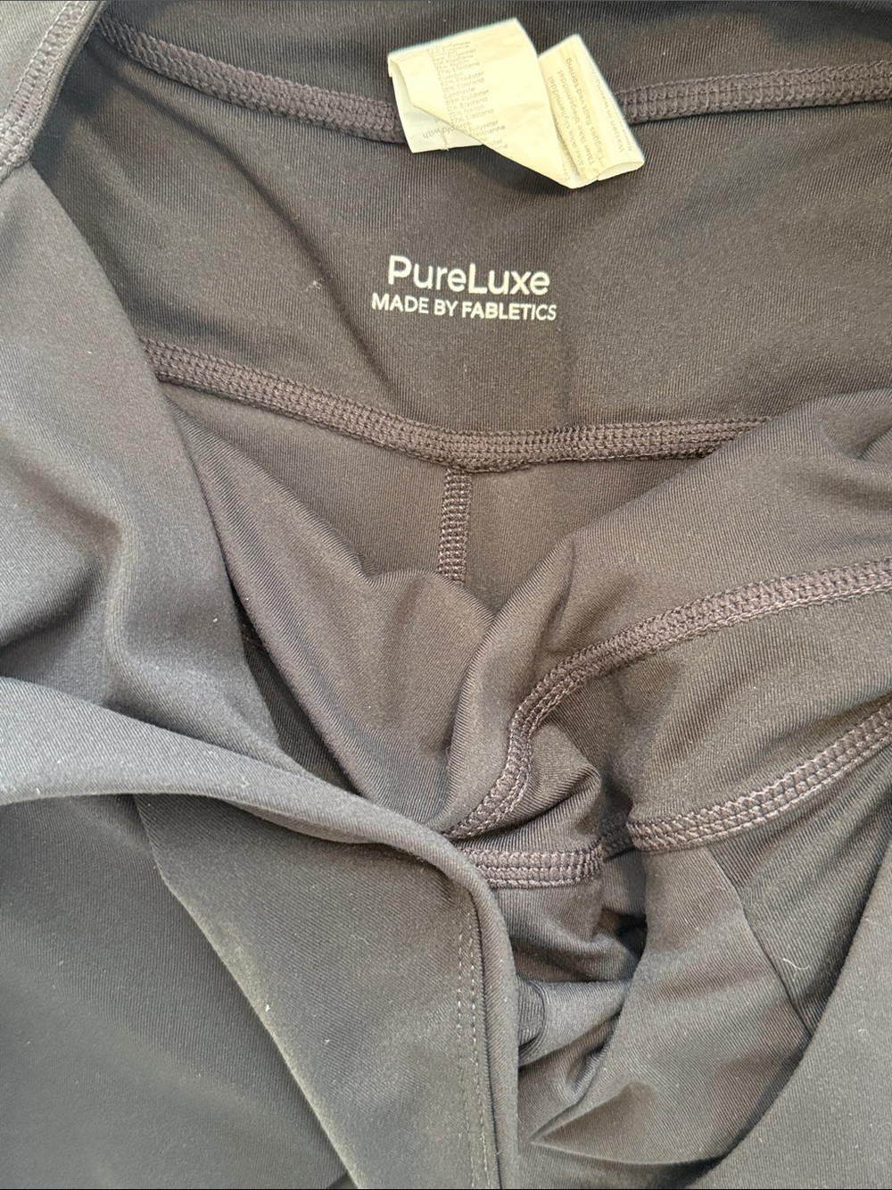Fabletics Oasis Twist Front Black Jumpsuit - Picture 9 of 9